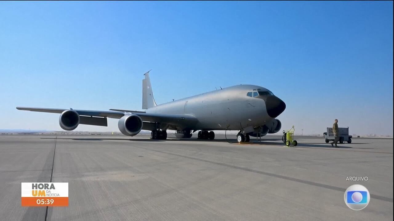 FOTO mostra avião danificado em Tel Aviv; aeronave se chocou com o avião americano que caiu no Iraque, diz TV